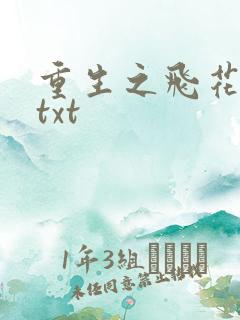 重生之飞花落照txt