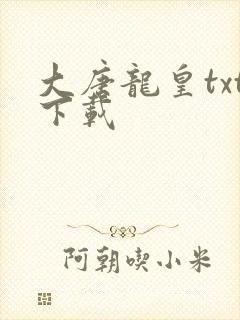 大唐龙皇txt下载