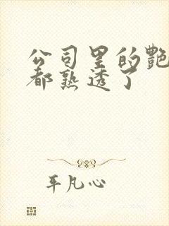 公司里的艳妇们都熟透了