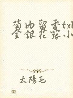 菊内留香txl金银花露小庄