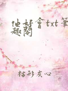 他好会txt笔趣阁