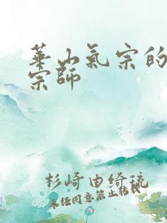 华山气宗的形意宗师