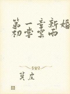 第一章新婚少妇初尝云雨