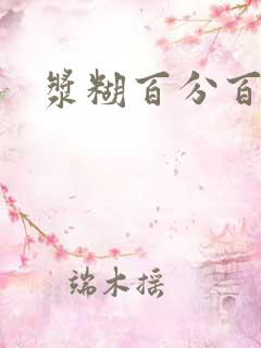 浆糊百分百全文