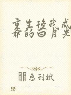 重生后我成了王爷的白月光