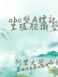 abo双A标记生殖腔撕裂