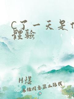 C了一天是什么体验