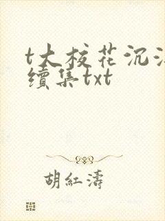 t大校花沉浮录续集txt