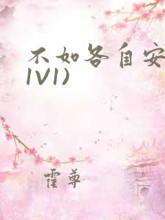 不如各自安好(1V1)