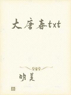 大唐春txt
