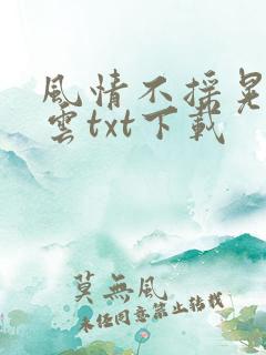 风情不摇晃百度云txt下载