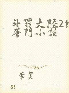 斗罗大陆2绝世唐门小说