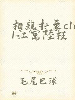 相亲对象c1v1江寓陆枝