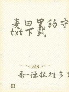 麦田里的守望者txt下载