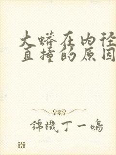 大蟒在内径横冲直撞的原因