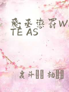 飞丞惩罚WRITE AS