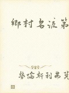 乡村名流第二部