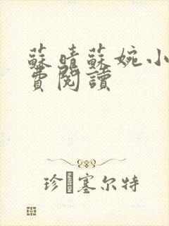 苏晴苏婉小说免费阅读