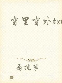 窗里窗外txt