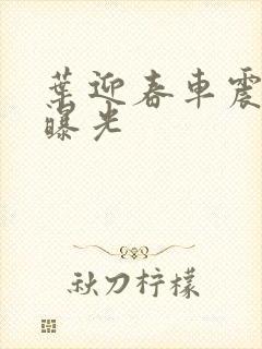 叶迎春车震照片曝光