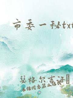 市委一秘txt