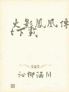 火影凤凰传txt下载