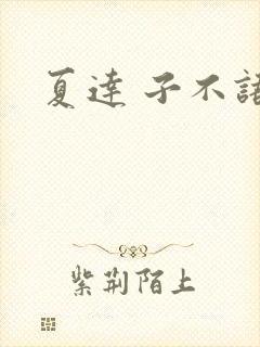 夏达 子不语