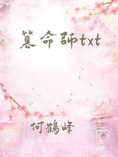 篡命师txt