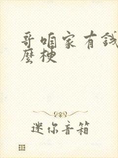 哥咱家有钱了什么梗