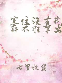 塞住没有我的允许不准拿出来