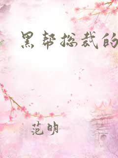 黑帮总裁的宠妻