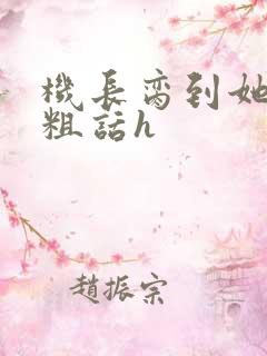 机长脔到她哭h粗话h