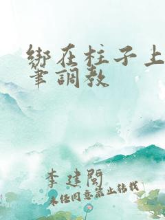 绑在柱子上用毛笔调教