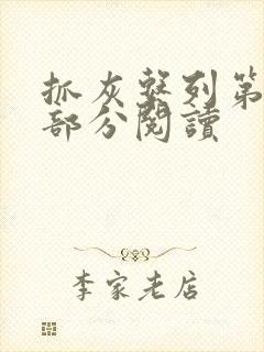 抓灰系列第33部分阅读