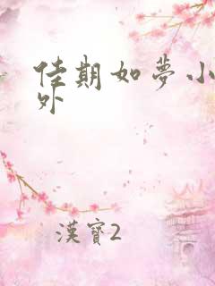 佳期如梦小说番外