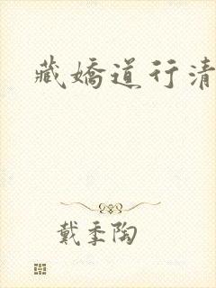 藏娇道行清浅