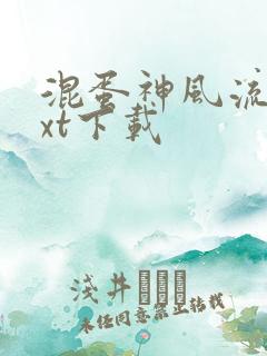 混蛋神风流史txt下载