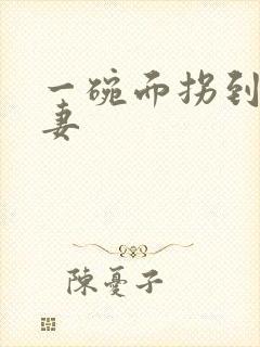 一碗面拐到美艳妻