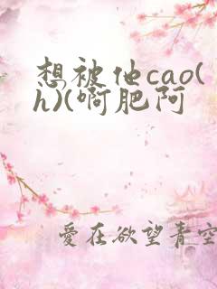 想被他cao(h)(啊肥阿
