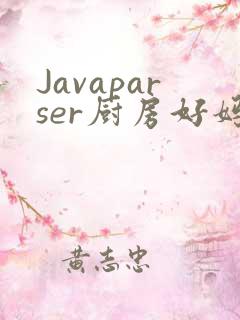 Javaparser厨房好妈妈