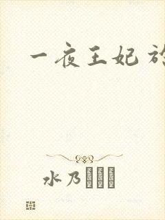 一夜王妃 于墨