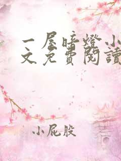 一屋暗灯小说全文免费阅读txt