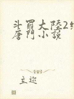 斗罗大陆2绝世唐门小说