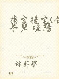 杨家后宅(全)冬儿 暖阳