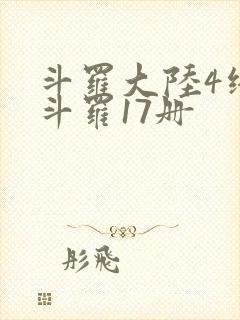 斗罗大陆4终极斗罗17册