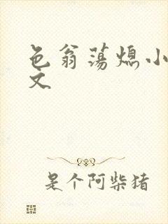 色翁荡熄小说全文