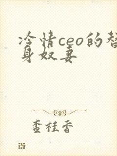 冷情ceo的替身奴妻