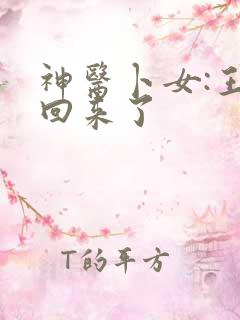 神医卜女:王妃回来了