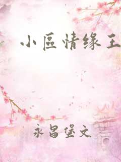 小区情缘王丽萍