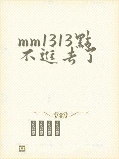 mm1313点不进去了